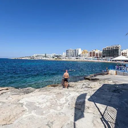 Brand New Beachfront Delux Apt With Amazing View By 360 Estates Apartament San Pawl il-Baħar
